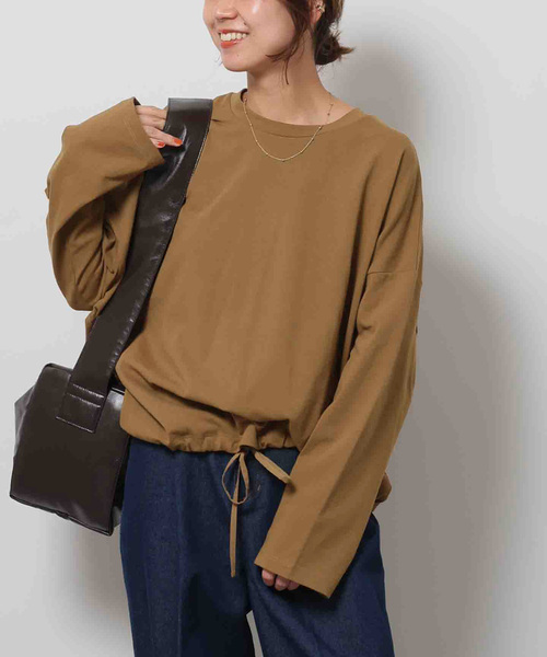 「JOURNAL STANDARD relume」 長袖シャツ FREE ベージュ レディース JOURNAL STANDARD relume tシャツ 「再入荷！」こなれた雰囲気に