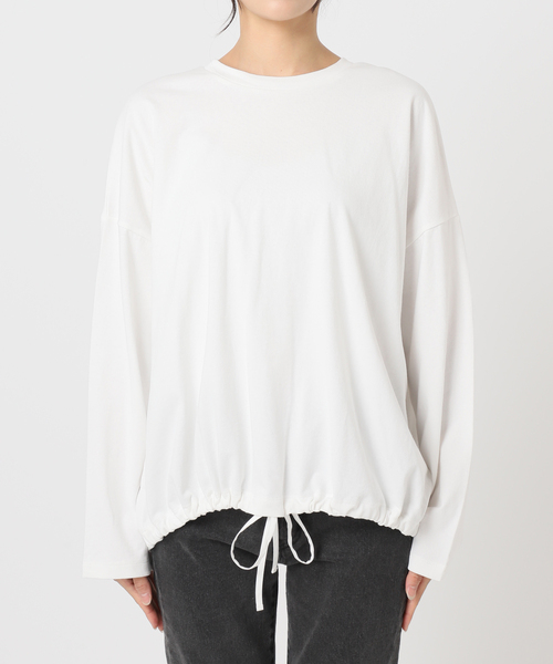 ジャーナルスタンダードレリュームギャザーヘムロングスリーブ新品未使用❣️ JOURNAL STANDARD relume tシャツ 「再入荷！」こなれた雰囲気に