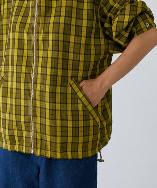 CIAOPANIC TYPY チェック柄 ダウンジャケット Mサイズ CIAOPANIC TYPY ブルゾン アウター 「UNISEX」チェック