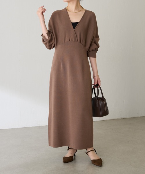 COLLAGE GALLARDAGALANTE ワンピース COLLAGE GALLARDAGALANTE ワンピース カシュクールニット