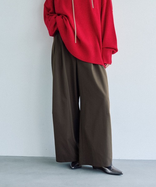 LEPSIM パンツ イージーコクーンワイドパンツ 499926 レディース