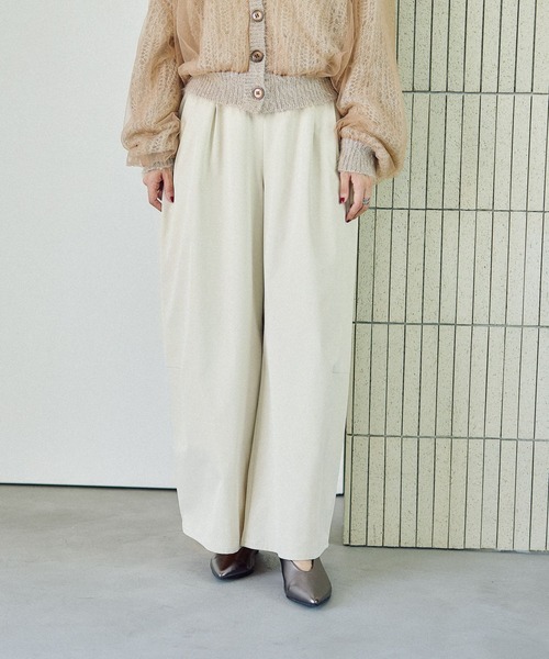 LEPSIM パンツ イージーコクーンワイドパンツ 499926 レディース