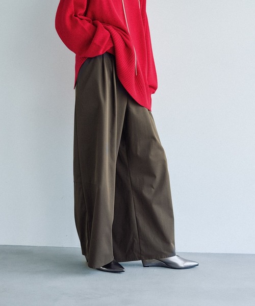 パンツ Soo LEPSIM パンツ イージーコクーンワイドパンツ 499926 レディース