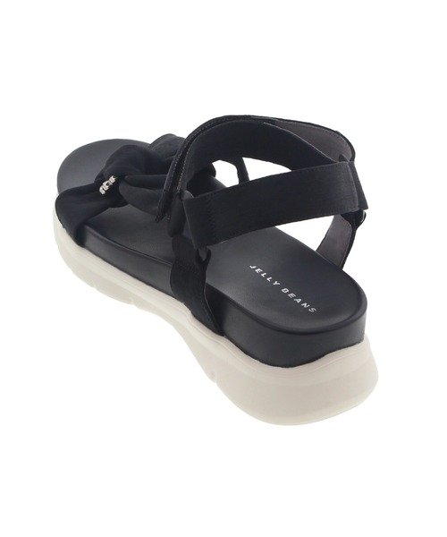 「JELLY BEANS」 フラットサンダル L アイボリー レディース_画像5