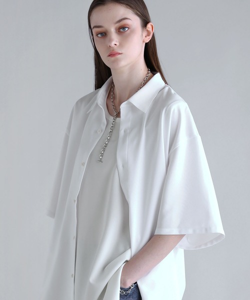 「SOCCE」 半袖シャツ X-LARGE サックスブルー メンズ_画像4