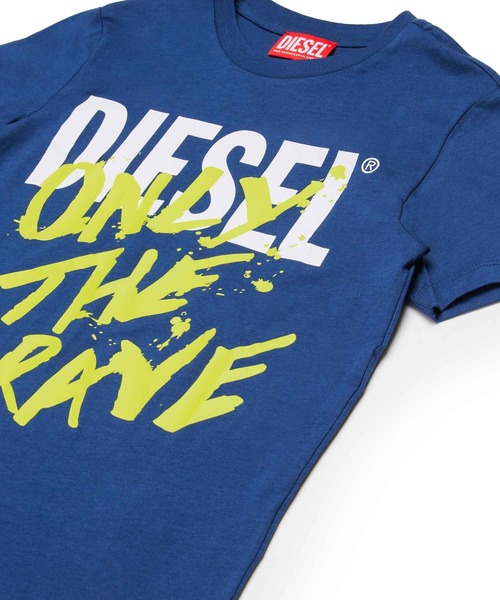 「DIESEL KIDS」 「KIDS」半袖Tシャツ 10Y ブラック キッズ_画像7