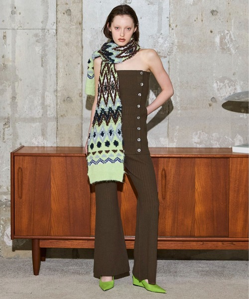 MAISON SPECIAL（メゾンスペシャル） パンツ Knit Skirt and Pants Set