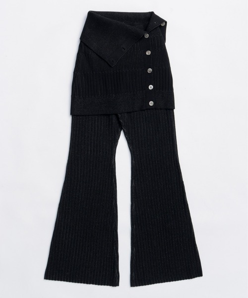 MAISON SPECIAL（メゾンスペシャル） パンツ Knit Skirt and Pants Set