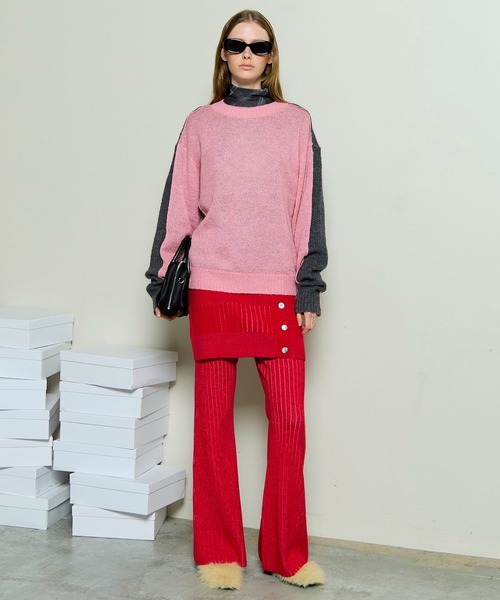 MAISON SPECIAL（メゾンスペシャル） パンツ Knit Skirt and Pants Set