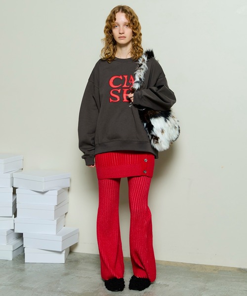 MAISON SPECIAL（メゾンスペシャル） パンツ Knit Skirt and Pants Set