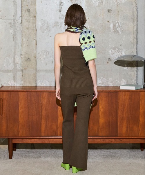 MAISON SPECIAL（メゾンスペシャル） パンツ Knit Skirt and Pants Set