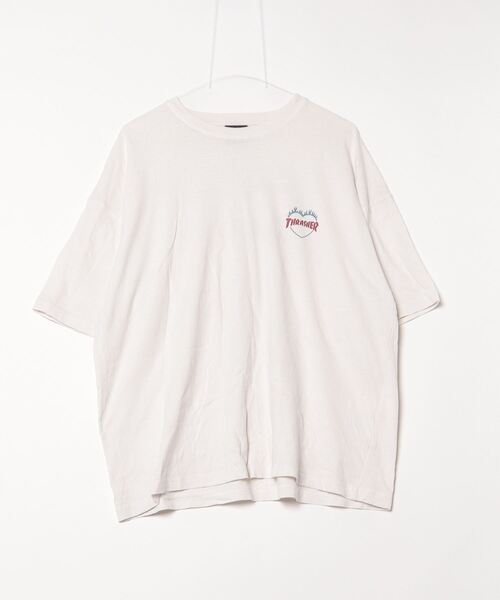 THRASHER（スラッシャー） 半袖Tシャツ MEDIUM オフホワイト メンズ