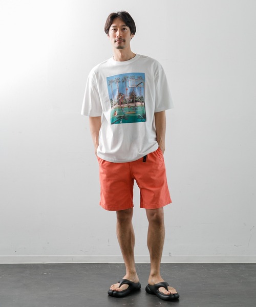 「AMERICAN RAG CIE」 半袖Tシャツ M ホワイト レディース_画像5