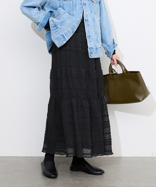 SLOBE IENA⭐︎MAJOLICAティアプリーツスカート WEB限定/追加》MAJOLICAティアプリーツスカート（その他スカート