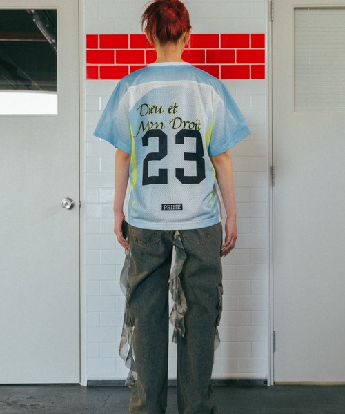 「SCULPTOR」 半袖カットソー FREE グレー レディース_画像4