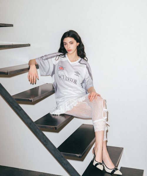 「SCULPTOR」 半袖カットソー FREE グレー レディース_画像9