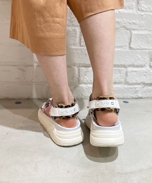 「D.A.T.E.」 フラットサンダル 36inch ピンク レディース_画像8