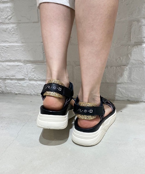 「D.A.T.E.」 フラットサンダル 36inch ピンク レディース_画像9