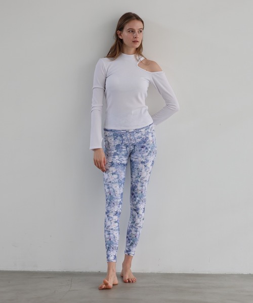 【セットアップ】Julier プレミアムフロースーパーハイレギンス　トップス 定番】プレミアムフロースーパーハイレギンス/ UVカット・吸汗速乾