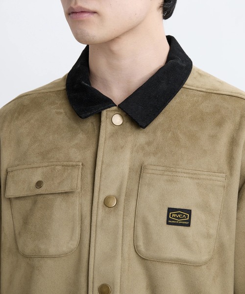 RVCA（ルーカ） ブルゾン アウター メンズ ECO SUEDE JKT ジャケット