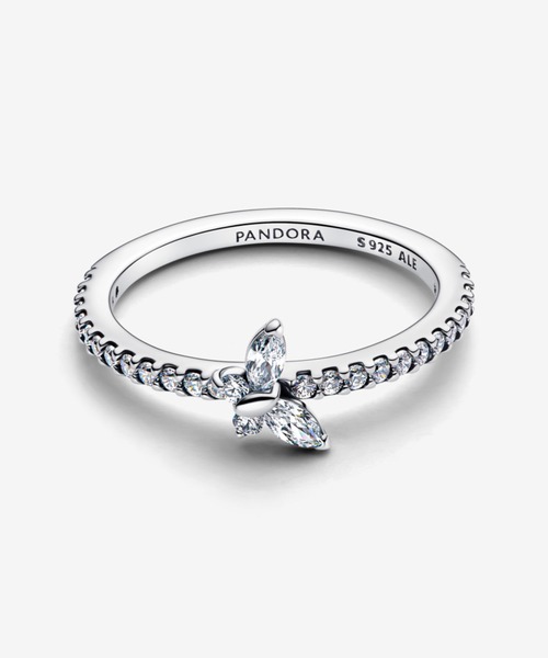 PANDORA（パンドラ） 指輪 リング スパークリング クリア バタフライ