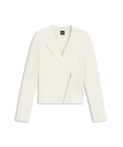 BOSS（HUGO BOSS） コート アウター ニットブレザー アシンメトリー