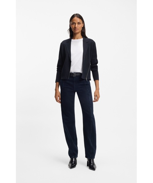 BOSS（HUGO BOSS） コート アウター ニットブレザー アシンメトリー