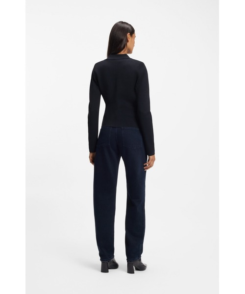 BOSS（HUGO BOSS） コート アウター ニットブレザー アシンメトリー