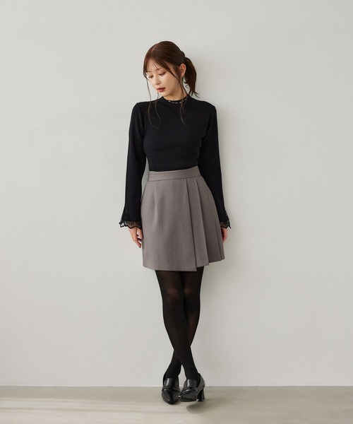 Andemiu（アンデミュウ） スカート 「沖田愛加さんコラボ」アシメ