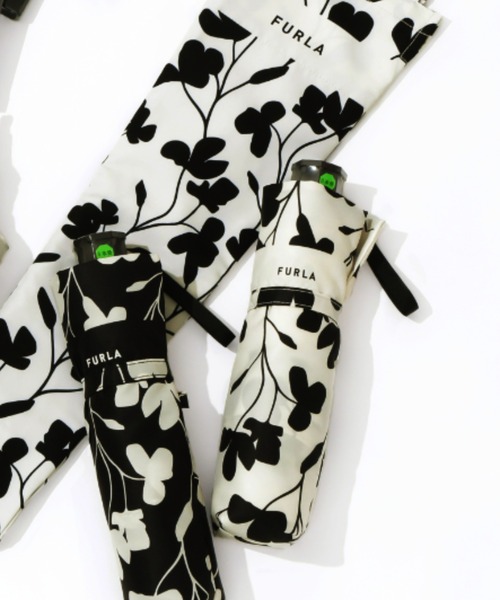 FURLA（フルラ） 折りたたみ傘 折りたたみ傘 雨傘 UVカット ”カメリア