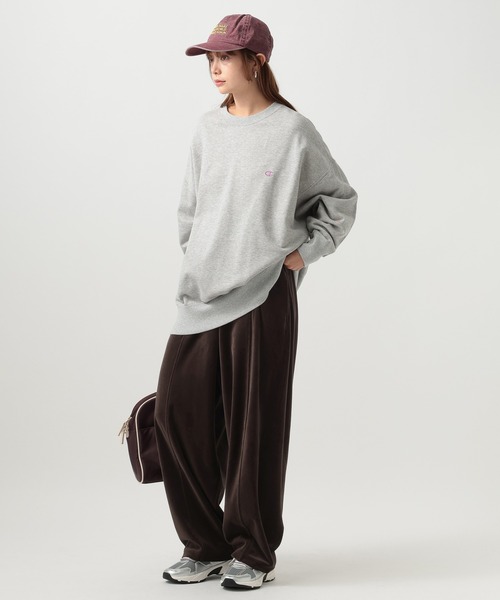 BAYFLOW（ベイフロー） パンツ 「WEB限定」ベロアカーブパンツ