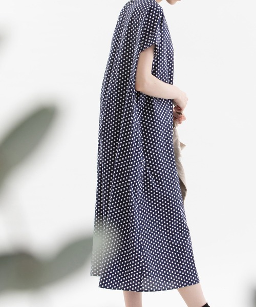 「nop de nod」 半袖ワンピース 3 ダークグレー レディース_画像6