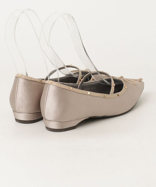 「NICAL」 フラットパンプス 22.5cm ベージュ レディース_画像2