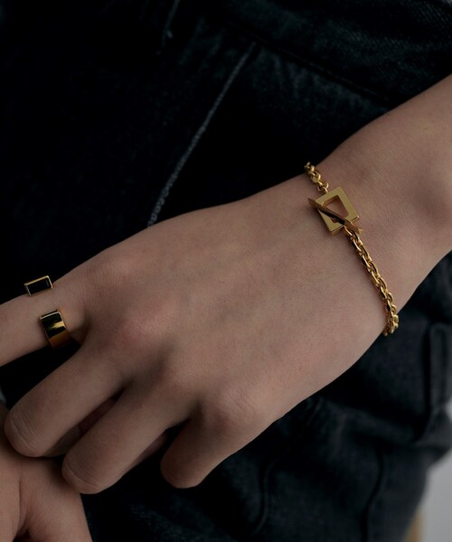 COCOSHNIK（ココシュニック） ブレスレット シルバー カットケーブル