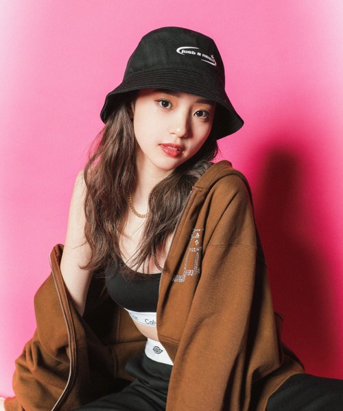 「JUST A NOON」 ハット FREE ブラック レディース_画像3