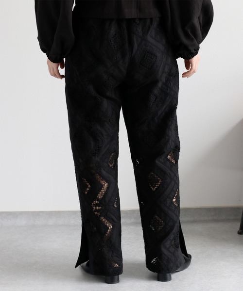 「cepo」 イージーパンツ M ブラック レディース_画像4