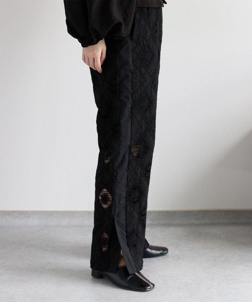 「cepo」 イージーパンツ M ブラック レディース_画像5