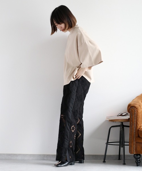 「cepo」 イージーパンツ M ブラック レディース_画像8