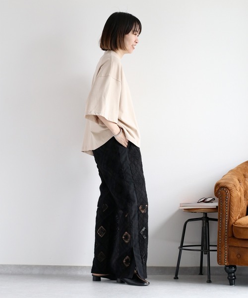 「cepo」 イージーパンツ M ブラック レディース_画像9