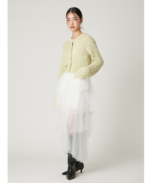 FRAY I.D スカート チュールアシメティアードスカート : ZOZOTOWN