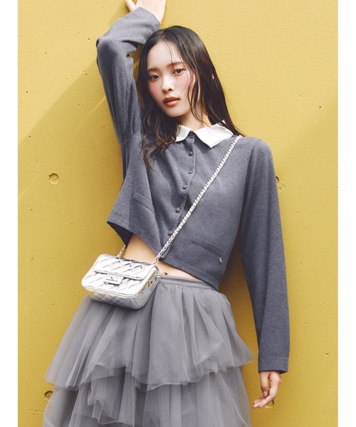 FRAY I.D（フレイ・アイディー） スカート チュールアシメティアード