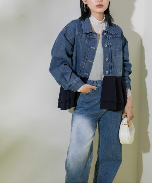Eimee Law（エイミーロウ） デニムジャケット 38 インディゴブルー
