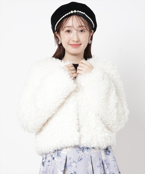 「WILLSELECTION」 ノーカラージャケット MEDIUM ベージュ レディース_画像7