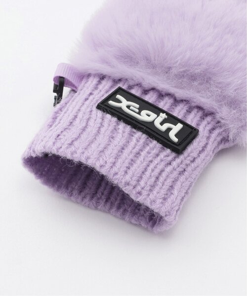 X-girl Stages（エックスガールステージス） 手袋 ファー＆ ニット