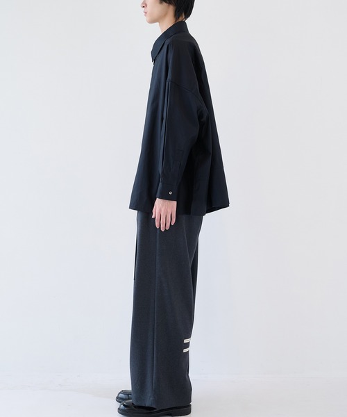 SHAREEF（シャリーフ） シャツ 「SHAREEF」アシンメトリービッグシャツ