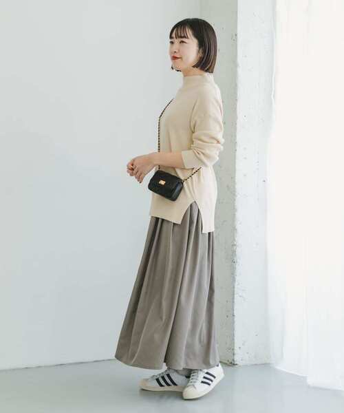 「ITEMS URBANRESEARCH」 フレアスカート FREE グレー系その他 レディース_画像6
