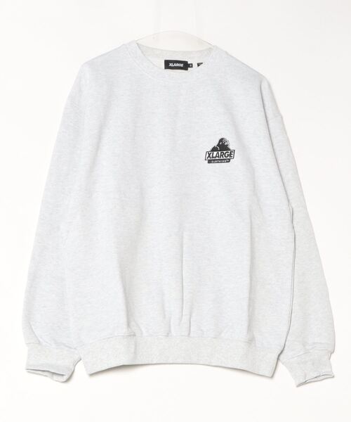 m*4様 スチャダラパー 刺繍ロゴ スウェット アッシュグレー XLサイズ XLARGE（エクストラ ラージ） スウェットカットソー M アッシュ メンズ