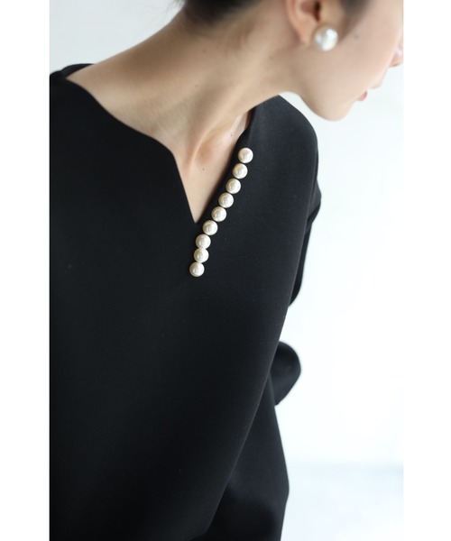 「CAWAII」 長袖ワンピース FREE ブラック レディース_画像8