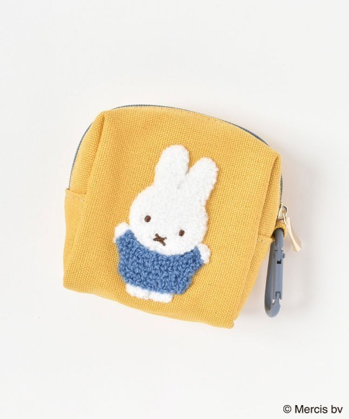 Miffy（ミッフィー） ポーチ ミッフィーカラフルサガラカラビナ付き