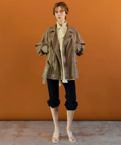 MAISON SPECIAL（メゾンスペシャル） パンツ Flower Hem Capri Pants
